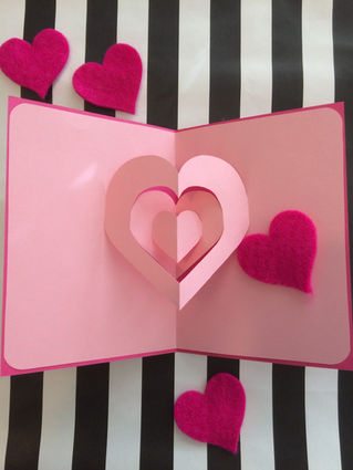 EASY DIY Valentine's Day POP UP Card! 